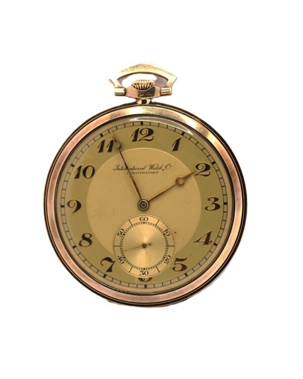 Zlaté kapesní hodinky, zn. IWC Schaffhausen