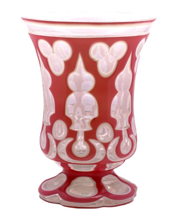 Skleněný pohár, přejímané sklo, Biedermeier