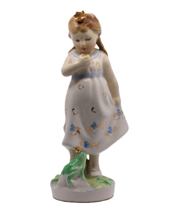 Porcelánová soška - Princezna a žabák, Royal Dux